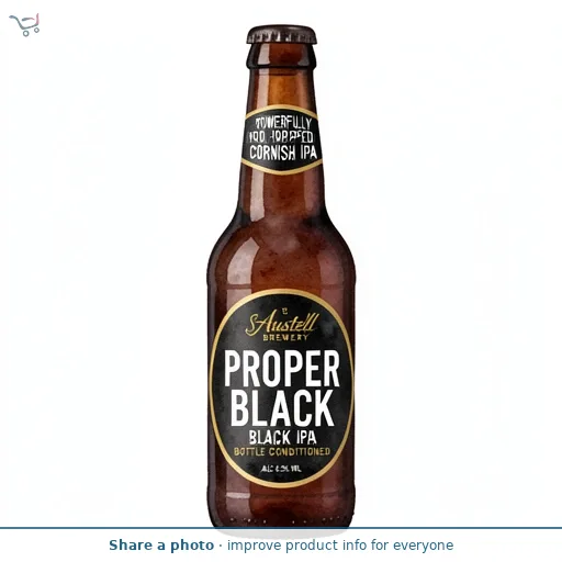 St Austell Brewery Proper Black IPA