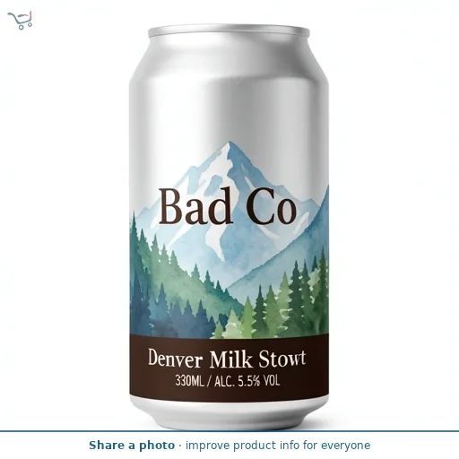 Bad Co Denver Milk Stout