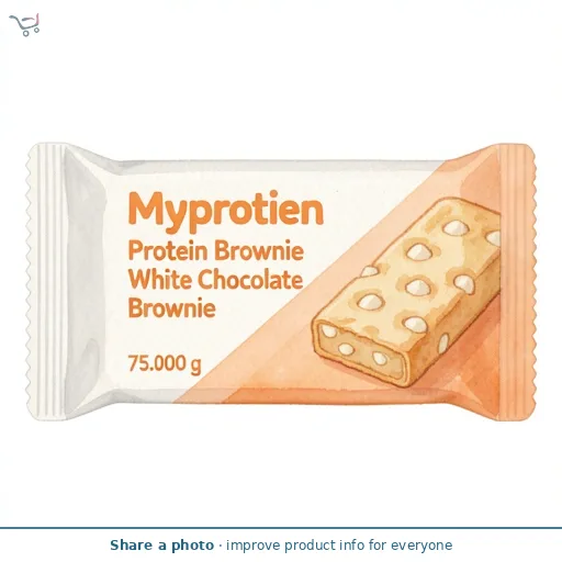 Myprotein Protein Brownie White Chocolate Brownie 75g