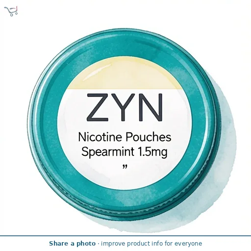 ZYN Nicotine Pouches Spearmint 1.5mg