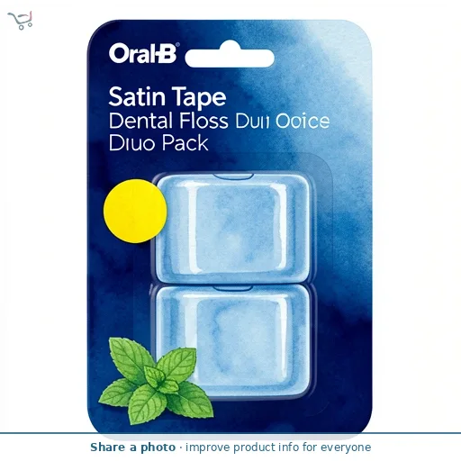 Oral-B Satin Tape Dental Floss Duo Pack