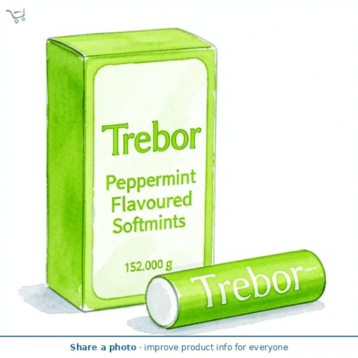 Trebor Softmints Peppermint Mints Rolls 4 Pack 152g (4 x 38g)