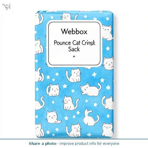 Webbox Pounce Cat Crinkle Sack
