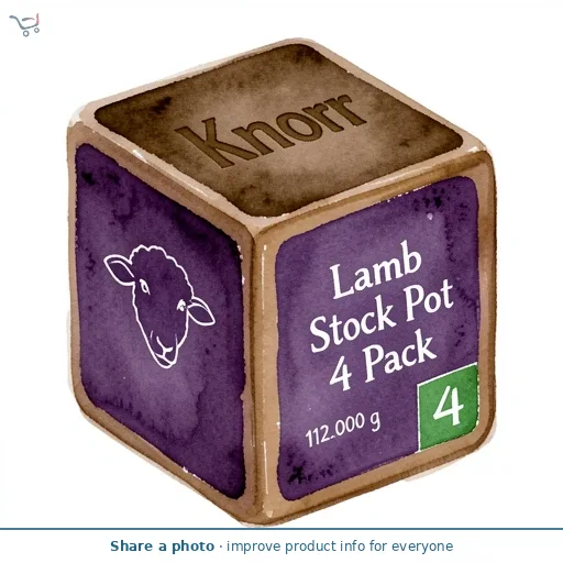 Knorr Lamb Stock Pot 4 Pack