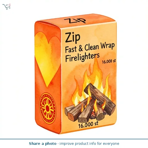 Zip Fast & Clean Wrap Firelighters