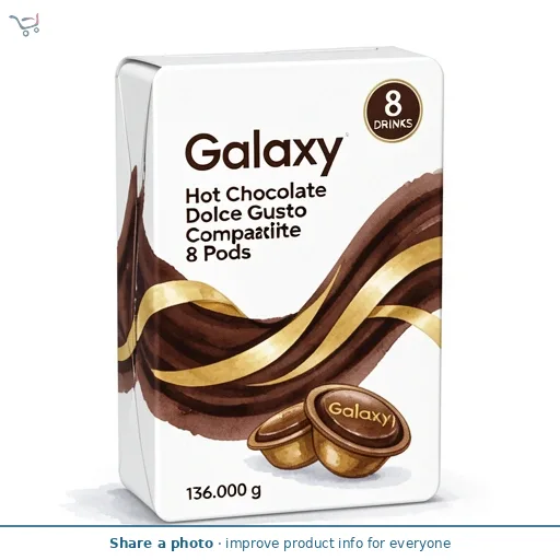Galaxy Hot Chocolate Dolce Gusto Compatible 8 Pods