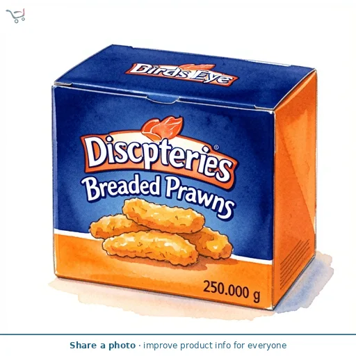 Birds Eye Captain Discoveries Breaded Prawns