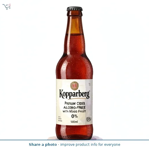Kopparberg Premium Cider Alcohol-Free with Mixed Fruit 500ml