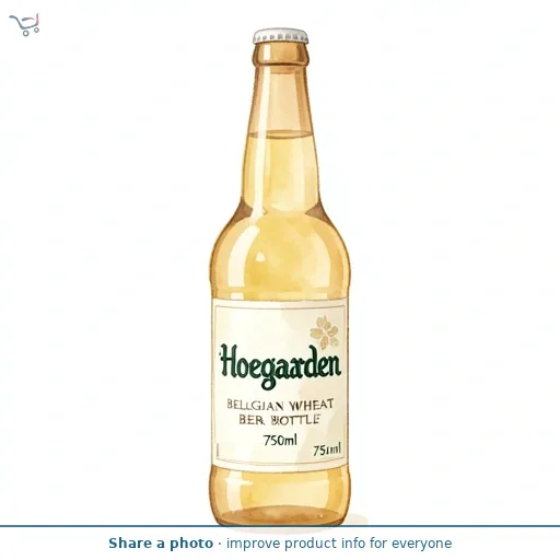 Hoegaarden Belgian Wheat Beer Bottle 750ml