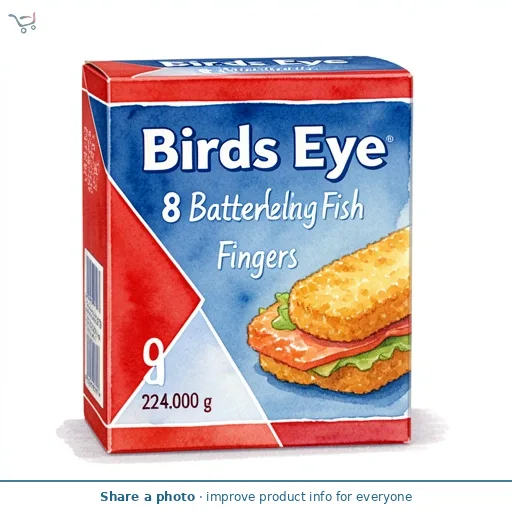 Birds Eye 8 Battered Fish Fingers