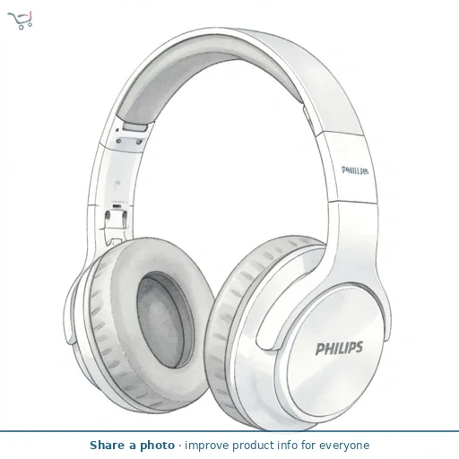 Philips TAH3209WT Bluetooth Overband Headphone White