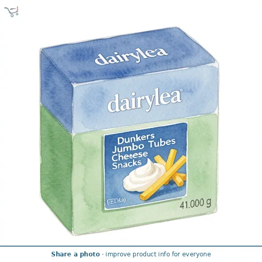 Dairylea Dunkers Jumbo Tubes Cheese Snacks 3x41g