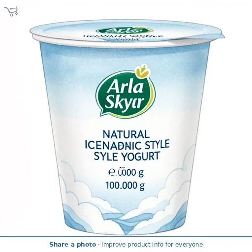 Arla Skyr Natural Icelandic Style Yogurt 450g
