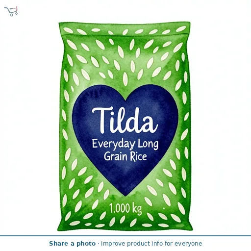 Tilda Everyday Long Grain Rice 1kg