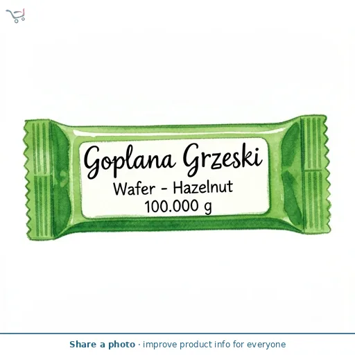 Goplana Grzeski Wafer - Hazelnut 36g