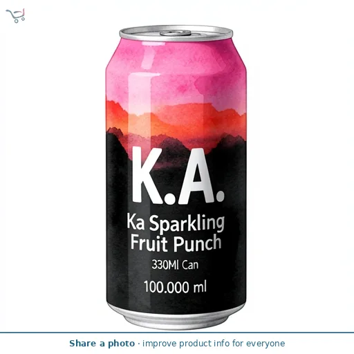 Ka Sparkling Fruit Punch 330Ml Can