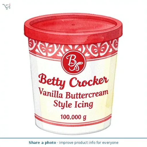 Betty Crocker Vanilla Buttercream Style Icing 400G