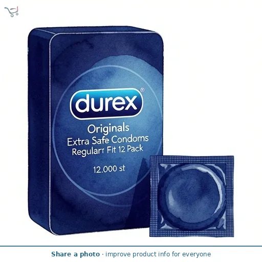 Durex Originals Extra Safe Condoms Regular Fit 12 Pack