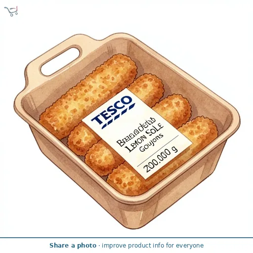Tesco Breaded Lemon Sole Goujons 200g
