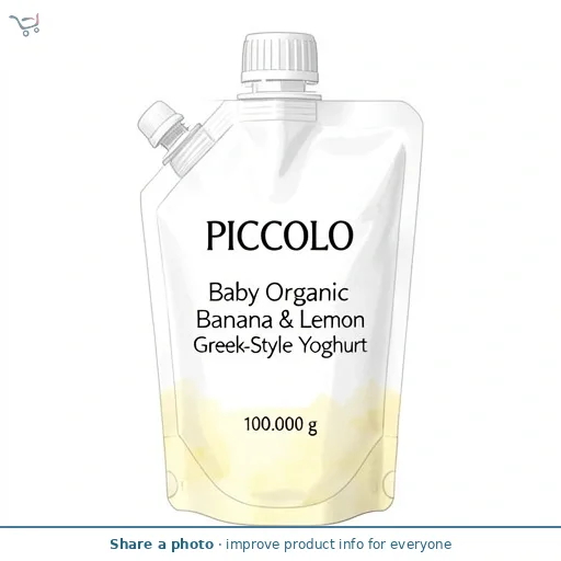 Piccolo Baby Organic Banana & Lemon Greek-Style Yoghurt 100g