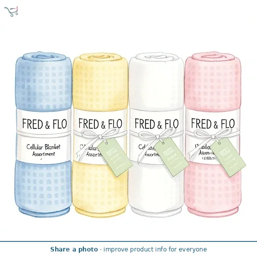 Fred & Flo Cellular Blanket Assortment