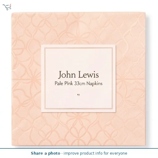 Pale Pink 33cm Napkins