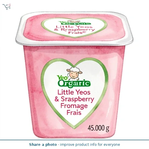 Yeo Valley Organic Little Yeos Strawberry & Raspberry Fromage Frais 6x45g