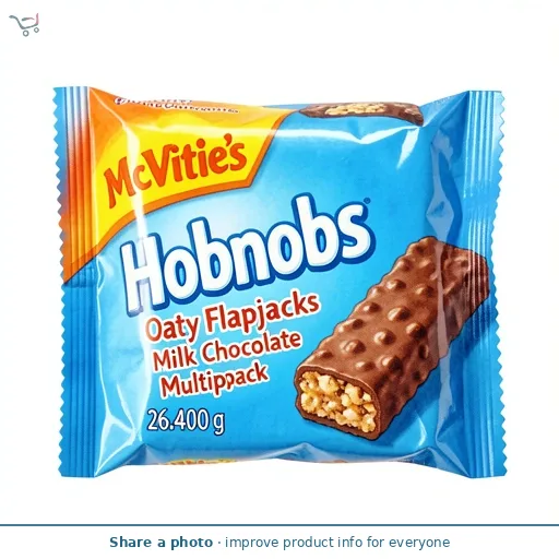 McVitie's Hobnobs Oaty Flapjacks Milk Chocolate Multipack 5x26.4g