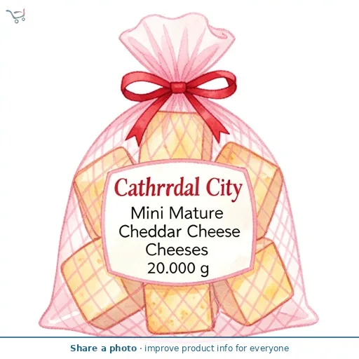 Cathedral City Mini Mature Cheddar Cheeses 6x20g