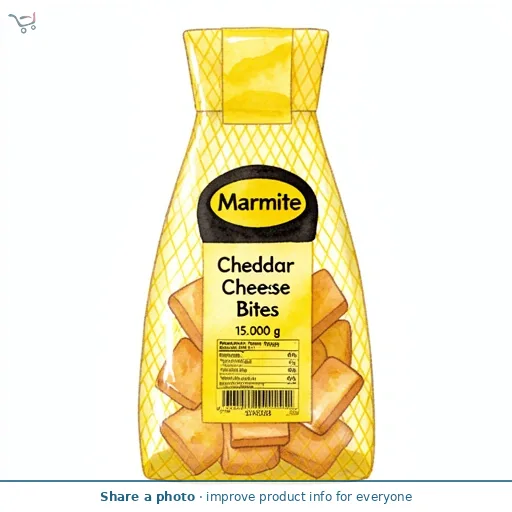 Marmite Cheddar Cheese Bites 5x15g
