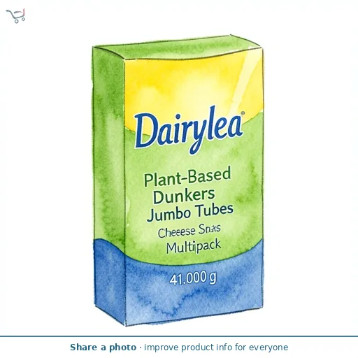 Dairylea Plant-Based Dunkers Jumbo Tubes Cheese Snacks Multipack 3 x 41g