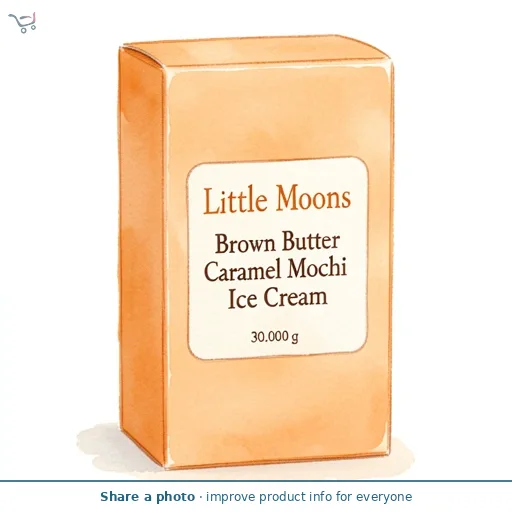 Little Moons Brown Butter Caramel Mochi Ice Cream 6 x 30g