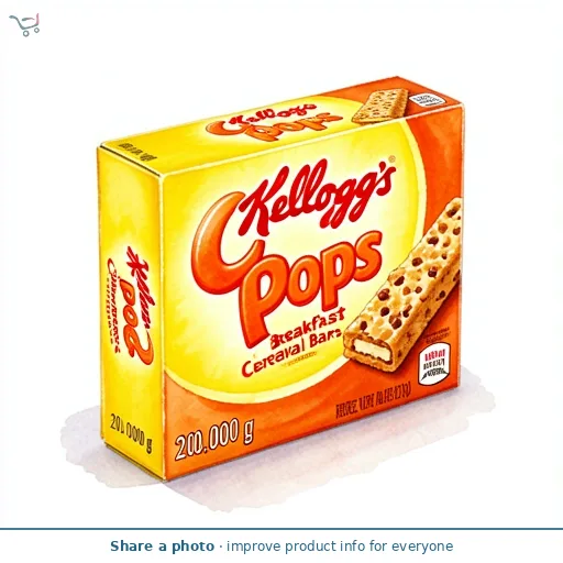 Kellogg's Coco Pops Breakfast Cereal Bars 4 x 20g
