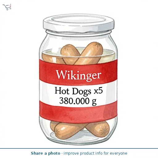 Wikinger Hot Dogs x5 380g