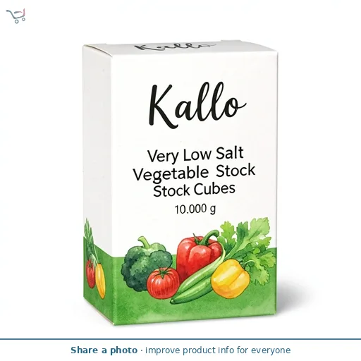 Kallo Very Low Salt Vegetable Stock Cubes 6x10g