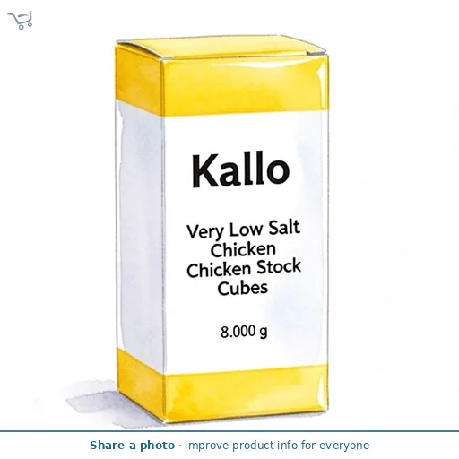 Kallo Very Low Salt Chicken Stock Cubes 6x8g