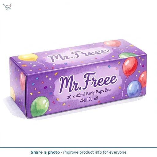 Mr. Freeze 20 x 45ml Party Pops Box