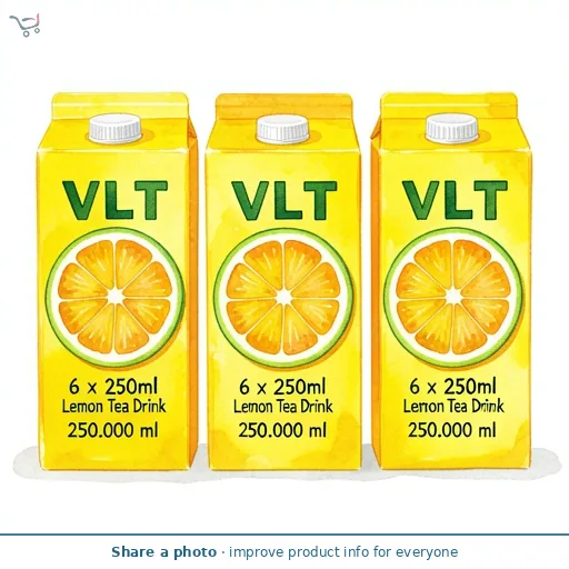 VLT 6 x 250ml Lemon Tea Drink