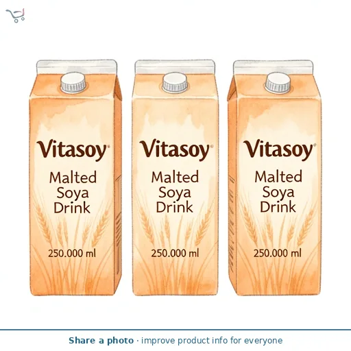 Vitasoy 6 x 250ml Malt Soy Drink
