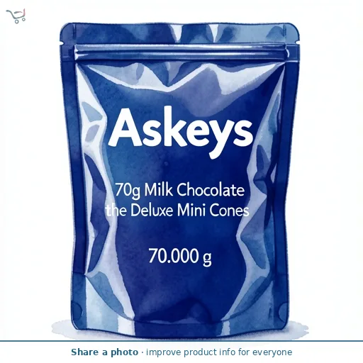 Askeys 70g Milk Chocolate the Deluxe Mini Cones