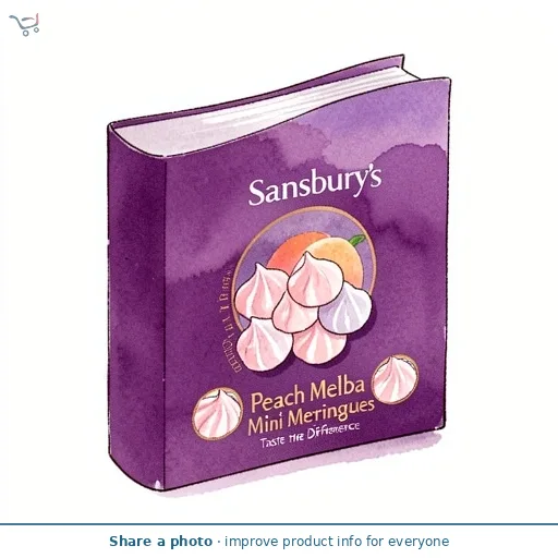 Sainsbury's Peach Melba Flavour Mini Meringues, Taste the Difference