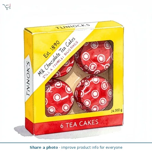 Tunnock's Milk Chocolate Tea Cakes 6 x 24g