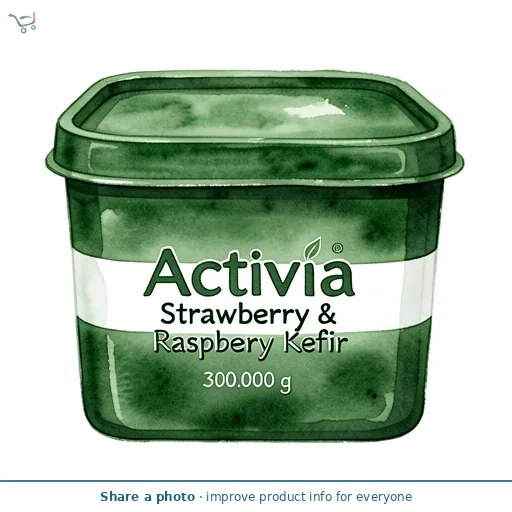 Activia Strawberry & Raspberry Kefir 2 x 150g