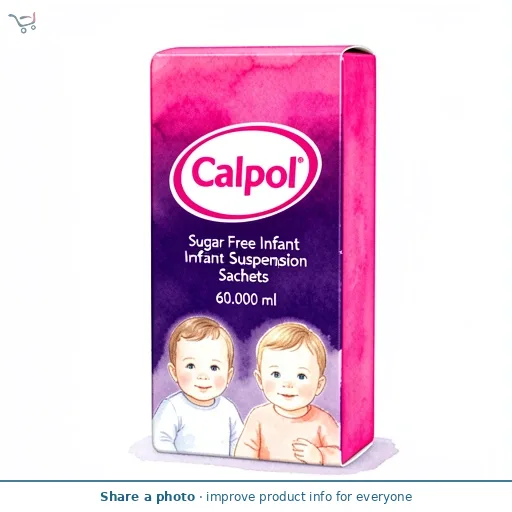 Calpol Sugar Free Infant Suspension Sachets