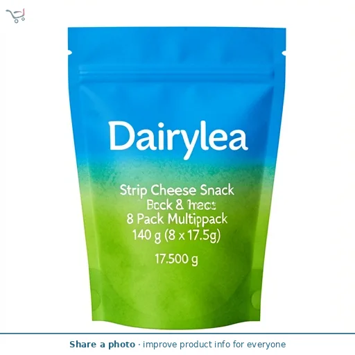 Dairylea Strip Cheese Cheese Snack 8 pack Multipack (8 x 17.5g) 140 g