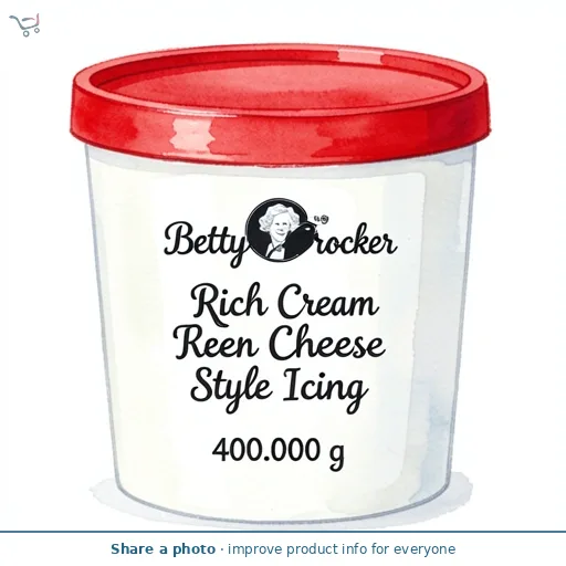 Betty Crocker Rich Cream Cheese Style Icing 400G
