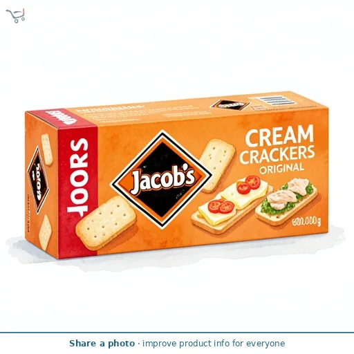 Jacob's Original Cream Crackers Twin pack 2x300g, 600g