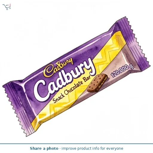 Cadbury Snack Chocolate Shortcake Biscuit 100g