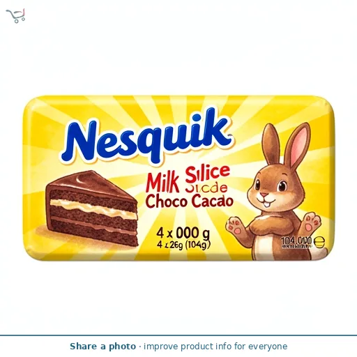 Nesquik Milk Slice Choco Cacao 4 x 26g (104g)
