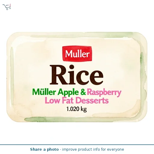 Muller Rice Apple & Raspberry Low Fat Desserts 6 x 170g